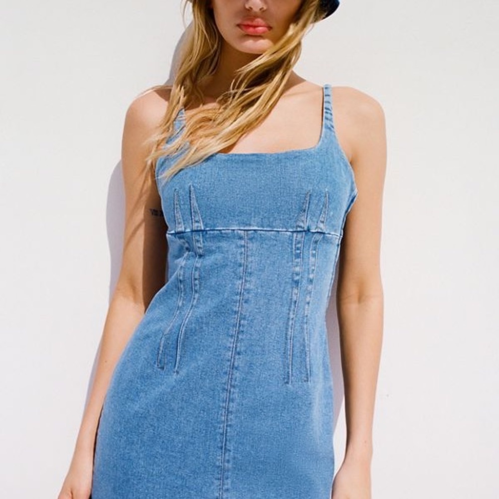 BDG Denim Medi Dress from Urban Outfitters